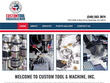 Tablet Screenshot of customtool.net